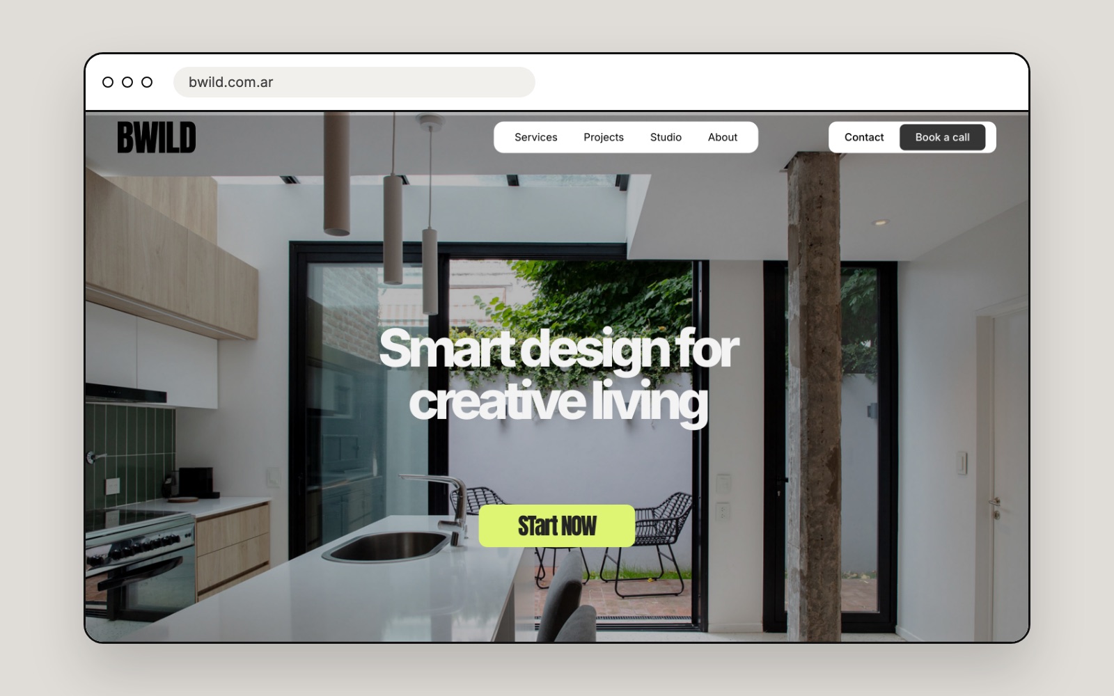 Web de BWILD diseñada por LIS Creative Studio